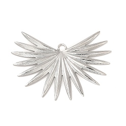 Нержавеющая Сталь Цвет Не тускнеющие 304 подвески из нержавеющей стали, очарование солнца, цвет нержавеющей стали, 32x42x1.5 мм, отверстие : 2.5 мм