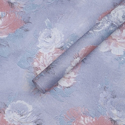 Средний Фиолетовый Крафт-бумаги, букет цветов оберточная бумага, свадебное оформление, цветочным узором, средне фиолетовый, 590x520 мм, 10 простыни / мешок