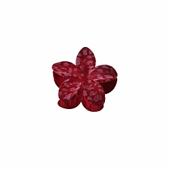 Красный Заколки для волос с когтями из смолы, красные, 80 мм