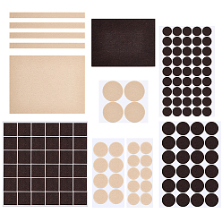 (52) Непрозрачная лаванда Войлочные мебельные накладки, для стола и стула, плоские круглые, прямоугольные и квадратные, разноцветные, 150x116x3 мм