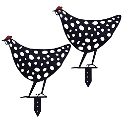 Черный Цвет Металла Этикетки железного завода, для семян в горшках травы цветы овощи, петух, металлический черный , 251.3x234.4 мм