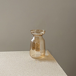 Перу Стеклянная ваза миниатюрные украшения, аксессуары для домашнего кукольного домика с микро-ландшафтом, притворяясь опорными украшениями, Перу, 80x145 мм