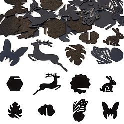 Mixed Shapes 32шт 8 стили акриловые подвески для бокалов, этикетка на бокале для вина, разнообразные, 28~67x36~79x2 мм, 4 шт / стиль