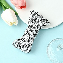 Белый 5m 7 внутренние сердечники полиэстер и спандекс корд канаты, с узорами, для изготовления веревочных браслетов, белые, 4 мм, около 5.47 ярдов (5 м) / комплект