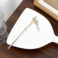 Серебро Легированные Палочки для Волос, аксессуары для волос для женщин и девочек, серебряные, 170x44 мм