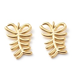 Настоящее золото 18K Латунные подвески, долговечный, адинкра символы ая, реальный 18 k позолоченный, 16.5x11x1.2 мм, отверстие : 1.5 мм