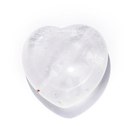 Хрусталь Натуральный кристалл кварца, камень для беспокойства сердца, для балансировки Рейки, украшения для домашнего экрана, 30x8 мм