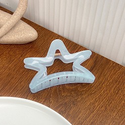 Звезда Пластиковые зажимы когтя волос, звезда, 104x70x62 мм