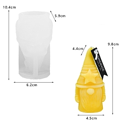 Star DIY Food Grade Silicone Mold, Resin Casting Molds, for UV Resin, Epoxy Resin Craft Making, Star, 104x62x59mm