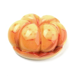 Цветок Кабошоны из непрозрачной смолы, имитация еды, декодирование, седло коричневый, цветок, 22x28x10 мм