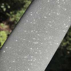 Серебро Блестящие фактурные ткани из искусственной кожи, поделки товары для рукоделия, серебряные, 33x20 см