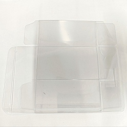 Clear Transparent PVC Box Candy Treat Gift Box, for Wedding Party Baby Shower Packing Box, Rectangle, Clear, 10.8x8.5x4cm