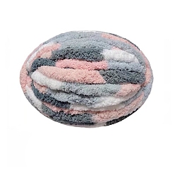 Разноцветный Супермягкая пряжа из полиэстера шенилл jumbo, для проектов украшения дома подушки-одеяла, сегмент окрашенный, красочный, 20 мм, около 29.53 ярдов (27 м) / моток