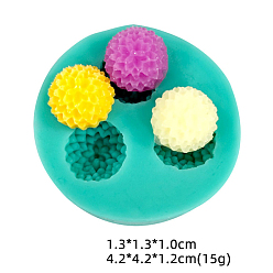 Зеленый Силиконовые формы для пищевых продуктов, формы помады, для украшения торта поделки, цвет шоколада, конфеты, зелёные, 42x12 мм, внутренний диаметр: 13x13x10 мм