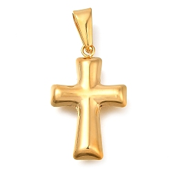 Золотой Ионное покрытие (ip) 304 подвески из нержавеющей стали, крест прелести, золотые, 29.5x18.5x6 мм, отверстие : 9x4 мм