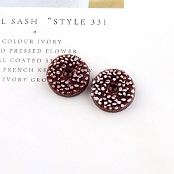 Schokolade Harz Cabochons, Kekse, Schokolade, Schokolade, 23 mm