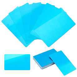 Темно-Голубой Алюминиевые бланки, для лазерной гравировки визитных карточек на заказ, глубокое синее небо, 86x54x0.2 мм