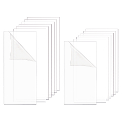 Clear Rectangle Acrylic Light Board, with Rectangle Acrylic Transparent Pressure Plate, Clear, 14pcs/set