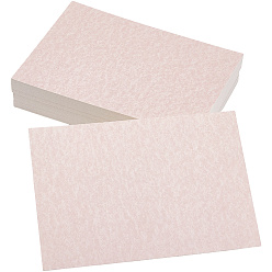 Pink Поздравительная открытка из экологически чистой бумаги, прямоугольные, розовые, 127x89x0.3 мм, 30 шт / комплект