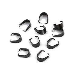 Черный 304 из нержавеющей стали оснастки на поруки, чёрные, 8.5x4 мм