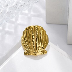 Золотой Форма корпуса 304 открытые манжеты из нержавеющей стали для женщин, золотые, регулируемый, 21.5 мм