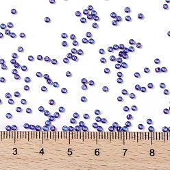 (361) Inside Color Dark Aqua/Violet Lined TOHO Round Seed Beads, Japanese Seed Beads, (361) Inside Color Dark Aqua/Violet Lined, 11/0, 2.2mm, Hole: 0.8mm, about 5555pcs/50g