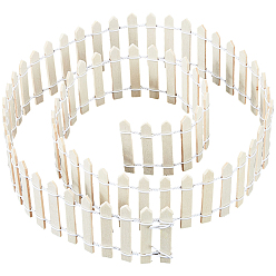 Льняное Полотно 1украшения для забора из дерева, микропейзаж, украшение сада кукольного домика, белье, 900x50 мм