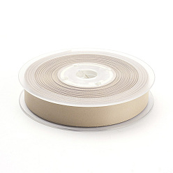 пшеница Матовая двойная атласная лента, полиэстер атласные ленты, цвет пшеницы, (5/8 дюйм) 16 мм, 100yards / рулон (91.44 м / рулон)