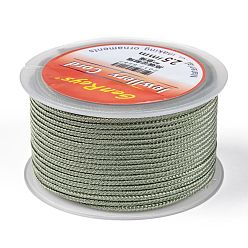 Светло-зеленый Плетеные нити нейлона, окрашенные, светло-зеленый, 2.5 мм, около 10.93 ярдов (10 м) / рулон
