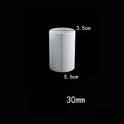 Белый Колонка diy силиконовые формы для свечей, формы для литья смолы, для уф-смолы, изготовление ювелирных изделий из эпоксидной смолы, белые, 3.5x5.6 см