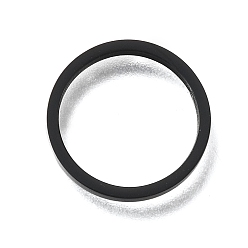 Черный Ионное покрытие (IP) 304 соединительные кольца из нержавеющей стали для изготовления ювелирных изделий, ручная полировка, кольцо, чёрные, 13x1.5 мм, внутренний диаметр: 11 мм