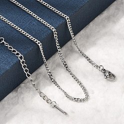 Нержавеющая Сталь Цвет 12шт. 2.2мм 304 цепочки из нержавеющей стали для мужчин и женщин, без потускнения, цвет нержавеющей стали, 17.72 дюйм (45 см), 2.2 мм