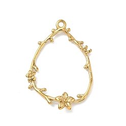 Teardrop 304 подвески из нержавеющей стали, золотые, слеза, 32x22.5x3 мм, отверстие : 1.5 мм