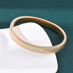 Light Gold Железные браслеты для мужчин и женщин, золотой свет, 3/8 дюйм (1 см), внутренний диаметр: 2-1/2 дюйм (6.2 см)