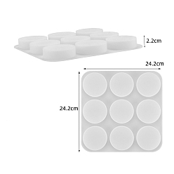(52) Непрозрачная лаванда Силиконовые формы для мыла своими руками, для мыловарения своими руками, 6 полости, колонка, разноцветные, 242x242x22 мм