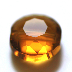 (932FM) Темно-синий аква-матовый с подкладкой Имитация Австрийские кристаллические шарики, класс AAA, граненые, плоско-круглые, темно-золотистые, 8x5 мм, отверстие : 0.9~1 мм