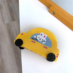 Золотистый Заколки для волос с когтями из ацетата целлюлозы (смола), аксессуары для волос для женщин и девочек, золотые, 85x45 мм