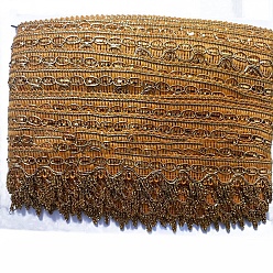 Dunkelgolden Polyesterband, Kleidungsornament, Vorhang Dekoration, dunkelgolden, 1 Zoll (25 mm), ungefähr 18yard/pc
