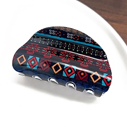 Темно-серый Акриловые коготь заколки, аксессуары для волос для женщин и девочек, арка, темно-серый, 45x80 мм