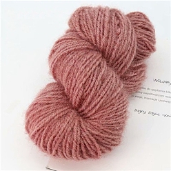 Sienaerde Mohairgarne, Eichhörnchen-Mohairgarne, Häkelgarn für Winterpullover, Mütze, Schal, Sienaerde, 3 mm