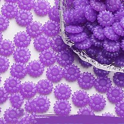 Фиолетовый 100шт. светящиеся в темноте частицы сургуча, для ретро печать печать, цветок, фиолетовые, 25 мм