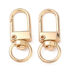Light Gold Застежками сплава поворотные, стойки покрытие, долговечный, золотой свет, 33x13x5.5 мм, отверстие : 6x9.5 мм
