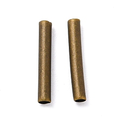 Античная Бронза Бисера латунной трубки, без свинца и без кадмия, колонка, античная бронза, 10x1.5 мм, отверстие : 1 мм