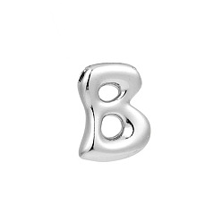 Letter B Латунные подвески, подвески с буквой az~z, В письме, 22x18 мм