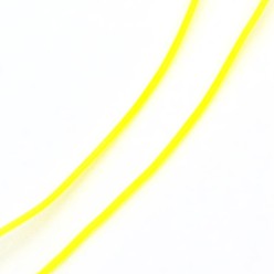 Желтый Корейская кристалл упругой нити, бисероплетение, стрейч браслет, круглые, желтые, 0.8 мм, около 1093.61 ярдов (1000 м) / рулон