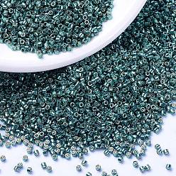 (DB1847) Duracoat Galvanized Dark Sea Foam MIYUKI Delica Beads, Cylinder, Japanese Seed Beads, 11/0, (DB1847) Duracoat Galvanized Dark Sea Foam, 1.3x1.6mm, Hole: 0.8mm, about 20000pcs/bag, 100g/bag