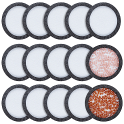 Black Felt Bead Design Board, DIY Beading Jewelry Bracelet and Anklet Tray, Flat Round, Black, 80x8mm, Inner Diameter: 65mm