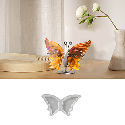 Белый Силиконовые формы для крыльев бабочки своими руками, формы для литья смолы, для уф-смолы, изготовление изделий из эпоксидной смолы, белые, 92x145x5.5 мм