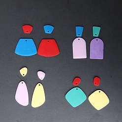 Белый Неправильная арка/трапеция, силиконовые формы для подвесок своими руками, формы для литья смолы, для уф-смолы, изготовление ювелирных изделий из эпоксидной смолы, белые, 135x141x4 мм, отверстие : 2.4 мм, внутренний диаметр: 16.5~51 мм