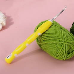 Желтый Алюминий крючки, с ручкой TPR, желтые, 160 мм